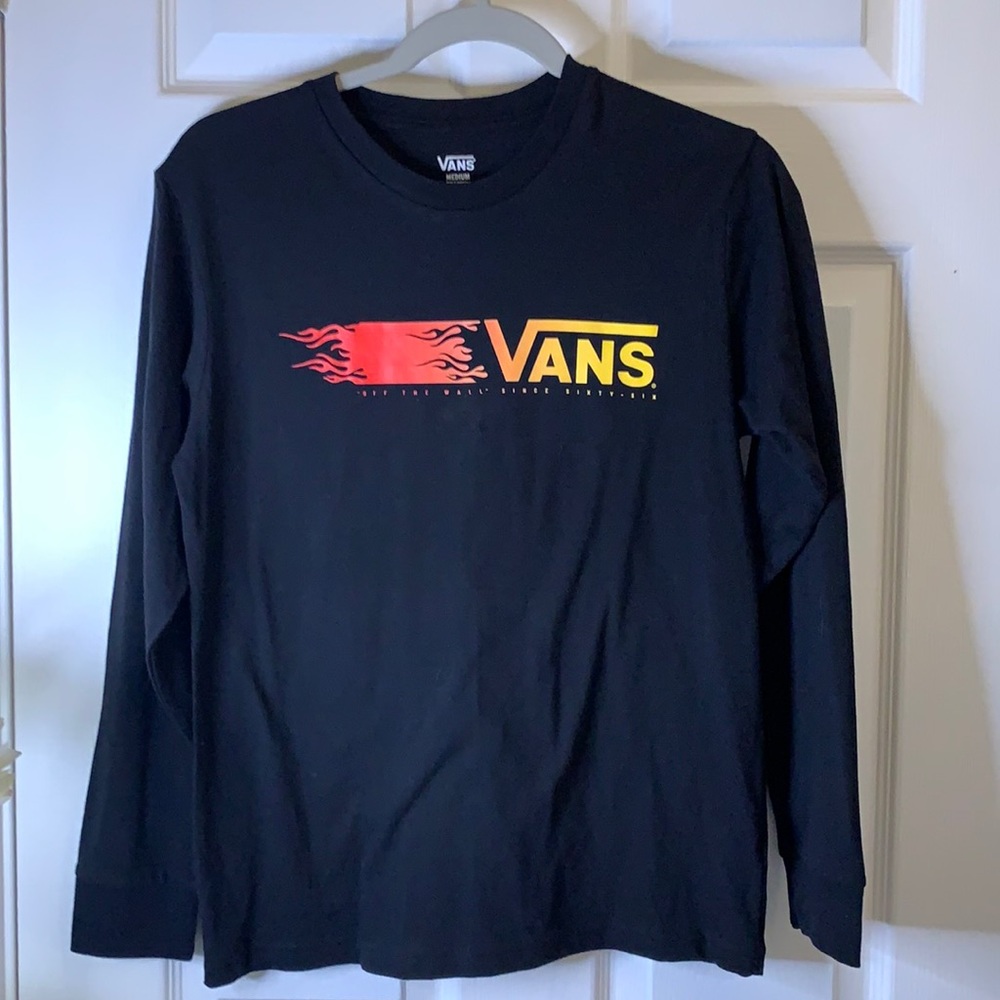 Vans long sleeve shirt. Size Medium 10-12 youth.